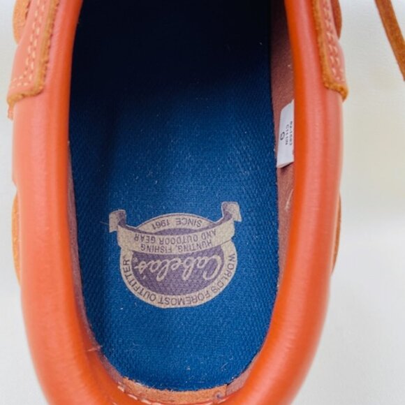 Cabela's Lace Up Brown Leather Women's Duck Rain Boot Shoe - Size 9 - Picture 16 of 16